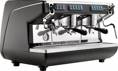 Nuova Simonelli Appia Life 2Gr V 220V black+economizer+high groups Рожковая кофемашина - фото 30829