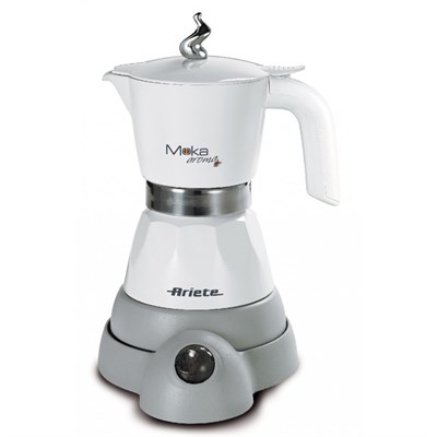 ГЕЙЗЕРНАЯ КОФЕВАРКА ARIETE 1358/10 MOKA AROMA БЕЛЫЙ - фото 31048