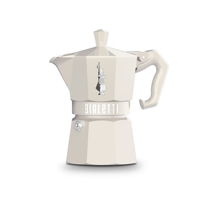 Гейзерная кофеварка Bialetti EXCLUSIVE MOKA CREAM 9059, 3 чашки - фото 31062