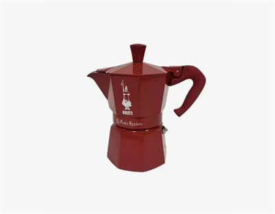 Гейзерная кофеварка Bialetti Joyful Memories MOKA EXPRESS 3 TZ Red (0005394) - фото 31063