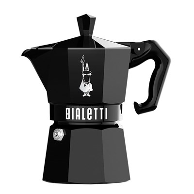 Гейзерная кофеварка Bialetti Moka Express Exclusive Black 9065, 3 чашки - фото 31071