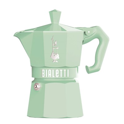Гейзерная кофеварка Bialetti Moka Express Exclusive Green 9058, 6 чашек - фото 31077