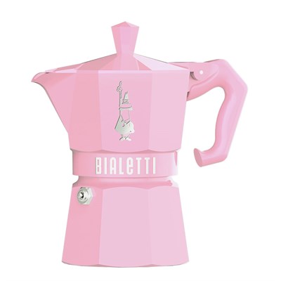 Гейзерная кофеварка Bialetti Moka Express Exclusive Pink 9064, 6 чашек - фото 31079