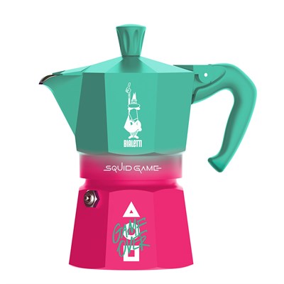Гейзерная кофеварка Bialetti Moka Express Squid Game 5391 - фото 31084