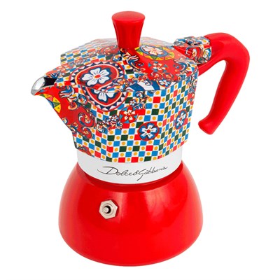 Гейзерная кофеварка Bialetti Moka Induction Dolce&Gabbana 5339 - фото 31087