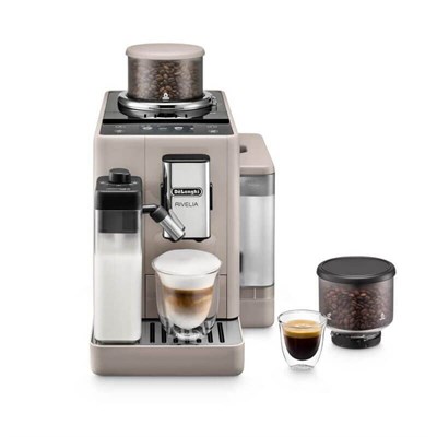 Кофемашина DeLonghi Rivelia EXAM440.55.BG бежевый - фото 31281