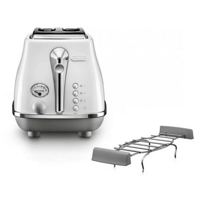 Тостер DeLonghi Icona Capitals CTOC2103.W White - фото 31890