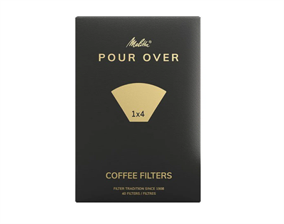 Фильтры для кофе Melitta Pour Over Coffee Cones 1x4, 40шт - фото 32364