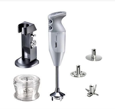 Погружной блендер Bamix M200 DeLuxe White-light grey - фото 32469