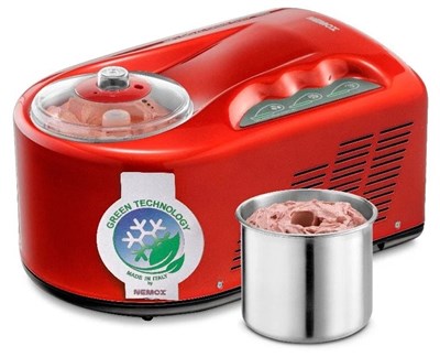 Бытовая компрессорная мороженица NEMOX Gelato PRO 1700 UP, красная - фото 32552