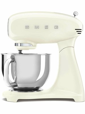 Миксер планетарный Smeg Impastatrice 50's Style full color Panna SMF05CREU - фото 32642