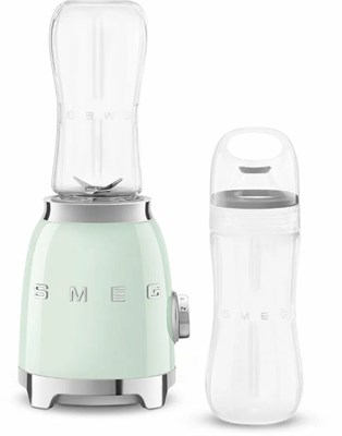 Настольный блендер мини Smeg PBF01PGEU, Эстетика стиля 50-х, Пастельно-зеленый - фото 32659