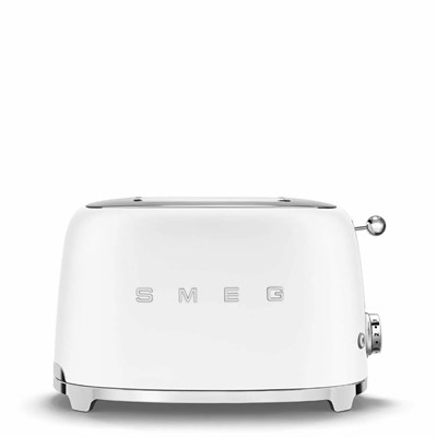 Тостер Smeg TSF01WHMEU, мощность 950 ватт, регулировка степени обжаривания, функция подогрева - фото 32685