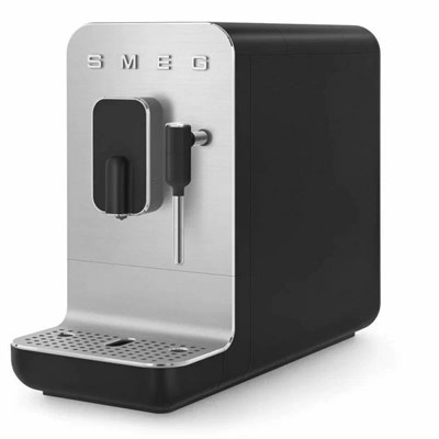 Кофемашина Smeg BCC12BLMEU, черная, регулировка помола, подача горячей воды, 1,4 л - фото 32688