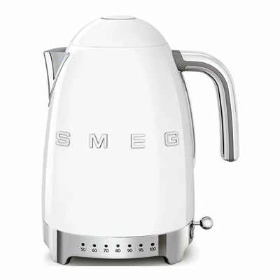 Чайник электрический с поддержанием температуры SMEG KLF04WHEU, белый - фото 32709