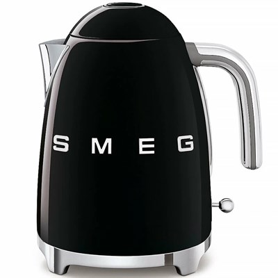 Чайник электрический Smeg (KLF03BLEU), 1,7 литра, металл/пластик, 2400Вт, черный - фото 32726