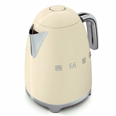 Чайник Smeg KLF03CREU, кремовый, 1.7л, мощность 2400Вт, двухслойный - фото 32728