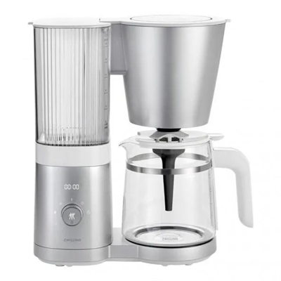 Кофемашина с фильтром Zwilling Enfinigy, 1,25 л, серебристо-белая 53103-300-0 - фото 32763