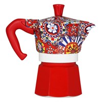 Гейзерная кофеварка Bialetti Moka Express 5327 Dolce&amp;Gabbana Carretto Siciliano