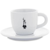 Кофейный набор Bialetti Y0TZ099 2 предмета 1 персона цвет белый