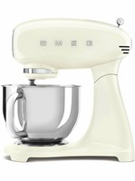 Миксер планетарный Smeg Impastatrice 50's Style full color Panna SMF05CREU