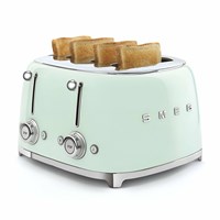 Тостер SMEG TSF03PGEU, мощность 2000 Ватт, регулировка степени обжаривания, поддон для крошек