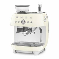 Кофемашина SMEG EGF03CREU кремовый, рожковая, эспрессо, встроенная кофемолка