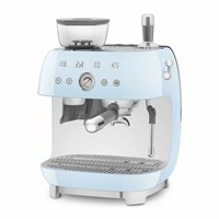 Кофемашина SMEG EGF03PBEU пастельный голубой, рожковая, эспрессо, встроенная кофемолка