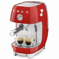 Кофеварка рожковая Smeg Macchina da Caffe Espresso Manuale 50's Style Rosso Lucido ECF03RDEU