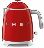 Чайник Smeg KLF05RDEU, нержавеющая сталь, красный, 1,4 кВт, ретро