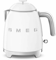 Электрический чайник Smeg Global KLF05WHEU, ретро-дизайн, мощность 1400Вт, 0,8л