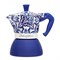 Лимитированная гейзерная кофеварка Bialetti Moka Induction Dolce&amp;Gabbana Blu Mediterraneo 5356