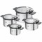 Набор кастрюль Zwilling Simplify 4 предметов + 4 крышки, нержавеющая сталь 66870-004-0