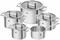 Набор посуды Zwilling J. A. Henckels Vitality 66460-000-0, 5 кастрюль. серебристый