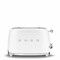 Тостер Smeg TSF01WHMEU, мощность 950 ватт, регулировка степени обжаривания, функция подогрева - фото 32685