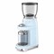 Кофемолка Smeg CGF11PBEU, пастельный голубой, 150 Вт, 30 степеней помола, Евровилка, многофункциональная, с коническими жерновами