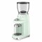 Кофемолка Smeg CGF11PGEU, пастельный зеленый, 150 Вт, 30 степеней помола, Евровилка, многофункциональная, с коническими жерновами
